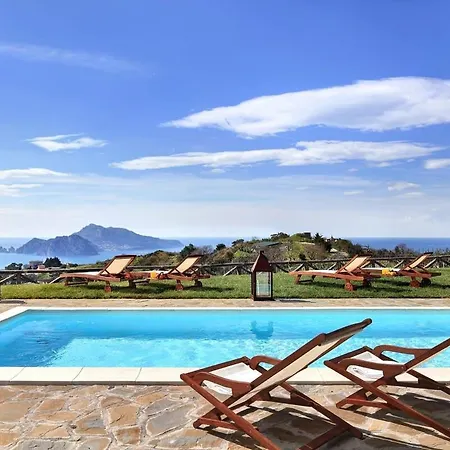 Villa Casa Del Capitano With Heated Pool, Views And Concierge Massa Lubrense